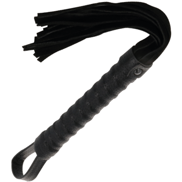 Collezione Darkness: Elegante Frusta Bondage Nera per BDSM